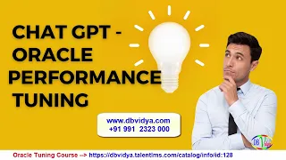 ChatGPT and Oracle Performance Tuning | SQL Tuning with ChatGPT