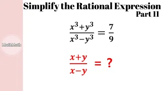 Rational Expressions - HOW TO: Simplify the Rational Expression (Part 11)