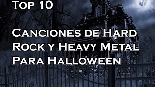 Top 10:  Canciones de Hard Rock Heavy Metal para Halloween