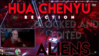 Hua Chenyu Reaction Blocked and edited- Aliens with Explosive High Notes Chinese Rap - Requested