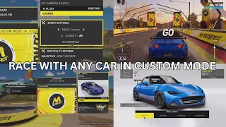The Crew MOTORFEST - Custom Mode Tutorial - Race With Any Car In Every Race - PS5