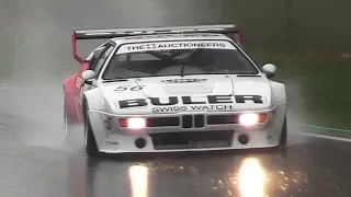 Historic Cars racing on Wet at Imola Classic - Group C Prototypes, F2, GT & Touring cars!