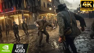 CITY PROBLEMS (PC) RTX 4090 Ray Tracing ULTRA Realistic Graphics [4K] Red Dead Redemption 2