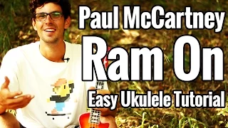 Ram On - Ukulele Tutorial Easy - Paul McCartney Uke Lesson