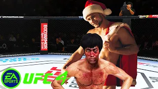 UFC4 Bruce Lee vs Sexy Santa EA Sports UFC 4 - Epic Fight