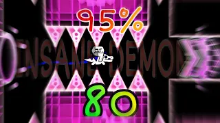 8o 95% (Insane Demon) | Geometry Dash