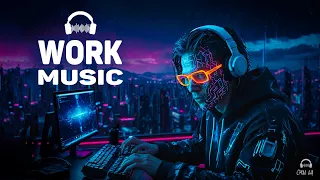 Concentration Music for Work - Night Productive Mix - Dark Future Garage Mix For Concentration