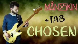 Chosen - Maneskin - Bass cover with TAB