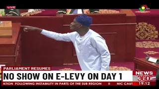 Parliament Resumes: No show on E-Levy on Day 1