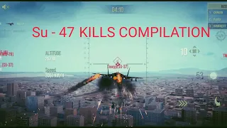 MODERN WARPLANE - Action Packed Air Combat, Su-47 Experimental Aircraft KILLS COMPILATION