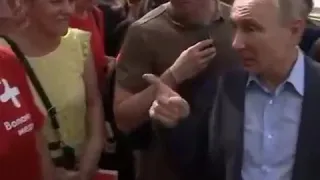 Владимир Путин общается с тулунчанами