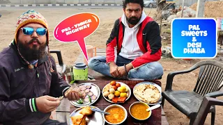 Panchkula Highway Dhaba Food Pal Sweets & Desi Dhaba PKL - YMNGR | Rasgulle Barfi #gulabjamun #dhaba