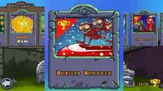 PLANTS VS ZOMBIES - BOBSLED BONANZA - MINIGAME- gameplay