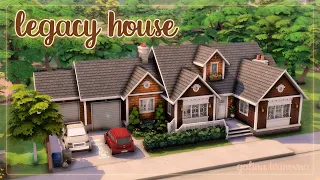 Династийный дом 🏡| Симс 4: Строительство | Legacy Family Home | The Sims 4: Speed Build