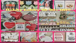 🐇💖👑☘️All NEW Hobby Lobby Valentine's/Easter/Spring Decor!!40-90% Off!! Beautiful NEW Home Decor!☘️💖👑
