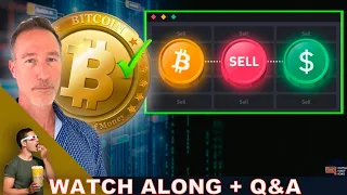 WATCH ALONG: SELLING 50-80% BITCOIN & ALTS. WHY & WHEN.