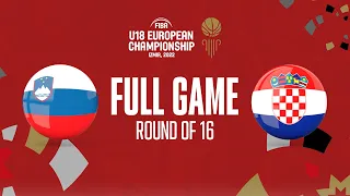 Slovenia v Croatia | Full Basketball Game | FIBA U18 European Championship 2022