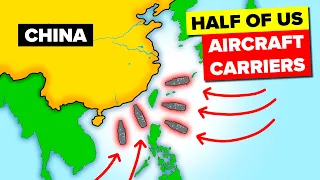 Why US is Deploying Half of its Aircraft Carriers to China's Doorstep