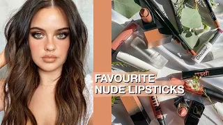 THE BEST NUDE LIPSTICKS & LIP LINERS ✨ | Julia Adams