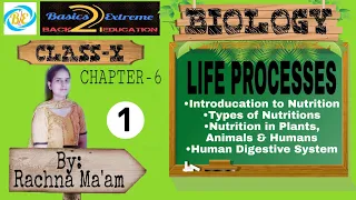 (CHAPTER-6) LIFE PROCESSES (part-1) | BIOLOGY (CLASS-X) | BY: RACHNA MAM | B2E |