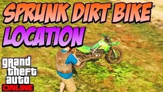 GTA 5- How To Find "Sprunk Dirt Bike"! (GTA 5 Secret Vehicle Locations)