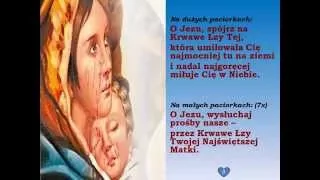 Koronka do Krwawych Łez Matki Bożej