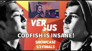 FIRST TIME HEARING - BATACO vs CODFISH | Grand Beatbox Showcase Battle 2018 | Semi Final Reaction