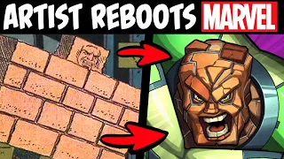 Artist Reboots FORGOTTEN MARVEL COMICS Into The MCU (Stories & Speedpaint)