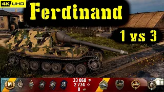 World of Tanks Ferdinand Replay - 9 Kills 3.5K DMG(Patch 1.6.1)
