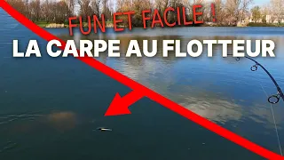 Prenez des carpes facilement avec très peu de matériel ! Pêche à rôder (stalking) au flotteur