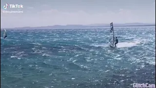 Crash Windsurf 😂😂🇹🇳