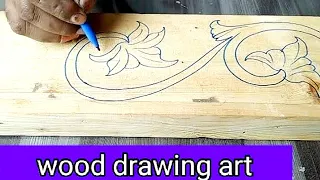 wood drawing art