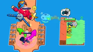 LUCKY NOOBS vs UNLUCKY SPAWN but 300 IQ! Brawl Stars Funny Moments & Wins & Fails & Glitches ep.724