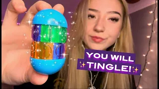 ASMR with ACTUAL ASMR toys!!🤤