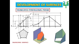 Development of Surfaces - Truncated Pentagonal Prism