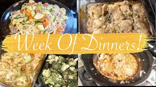 Week of Dinner Ideas!  Yum Yum on the Kick Drum! What's for Dinner!