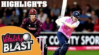 Somerset v Middlesex | Morgan Hits 83* in RECORD Chase | Vitality Blast 2019 - Highlights