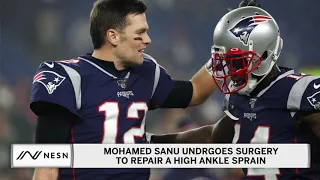 Patriots Receiver Mohamed Sanu Undergoes Ankle Surgery