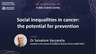 Event 1 - Social inequalities in cancer: the potential for prevention (PREV)