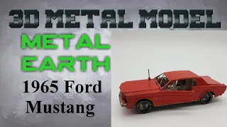 Metal Earth Build - 1965 Ford Mustang Red