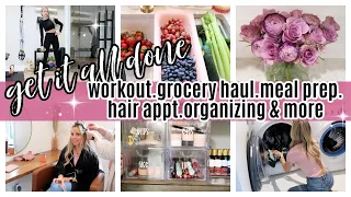 *NEW* GET IT ALL DONE SPRING 2023 GROCERY HAUL WORKOUT MEAL PREP ORGANIZE DECLUTTER TIFFANI BEASTON