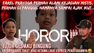 SEREM❗FAREL PRAYOGA PERNAH KETEMU GUNDUL PECEK & POCONG | UJANG HALU REACTION