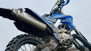 Wr450f Getting soaked!!!
