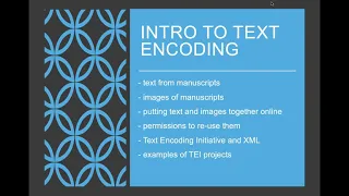 Introduction to text encoding