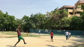 【slow motion Ball badminton trick shots】