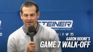 Aaron Boone Describes the Emotions of Hitting 2003 ALC Game 7 Walkoff Home Run for the Yankees