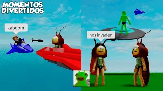 GUERRA DE AVIONES MOMENTOS DIVERTIDOS (ROBLOX)