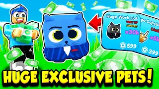 I Bought The HUGE EXCLUSIVE PETS And BECAME INSANELY OP!!