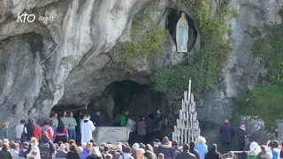 Chapelet du 25 mars 2023 à Lourdes