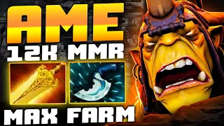 Alchemist Hard Carry by AME - 12K MMR with tip jungle Farming Dota 2 Pro